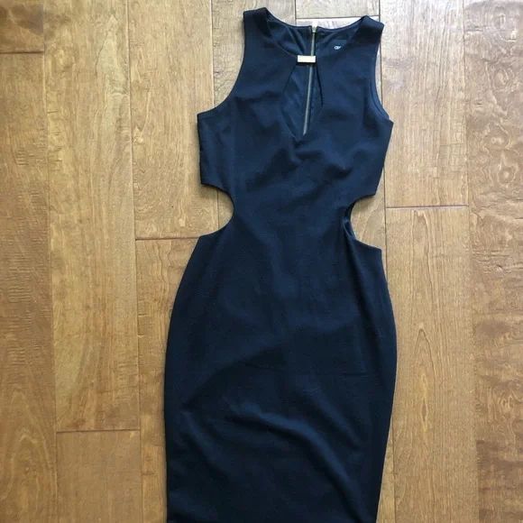ASOS | Dresses | Asos Black Midi For Fitting Dress With Cutouts | Poshmark ASOS | Dresses | Asos Black Midi For Fitting Dress With Cutouts | Poshmark